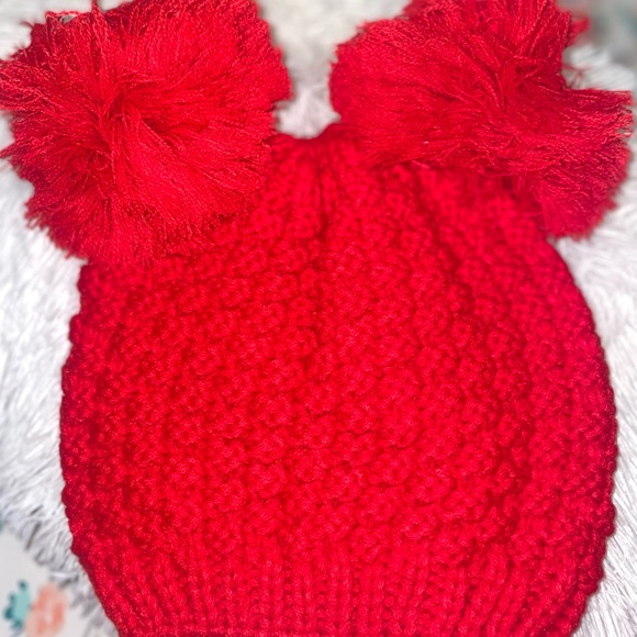ON SALE…Double PomPom Knitted Hat - Picture 1 of 8